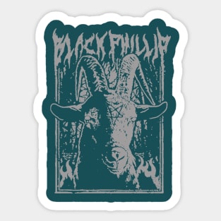 Black Metal Sticker